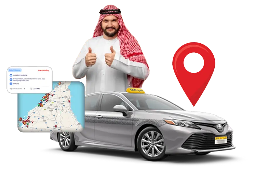 Taxi tracing system